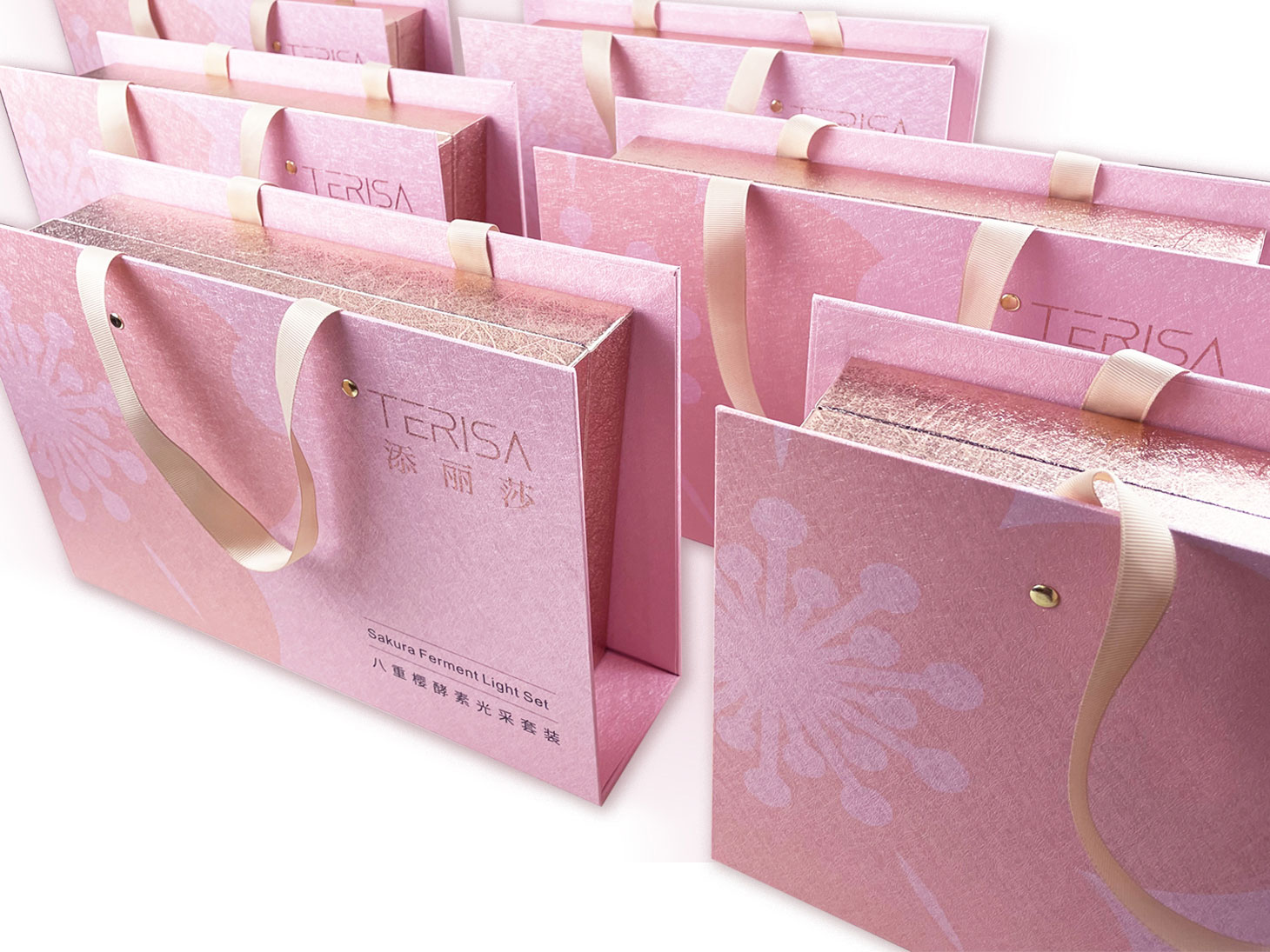 Cosmetic gift box printing